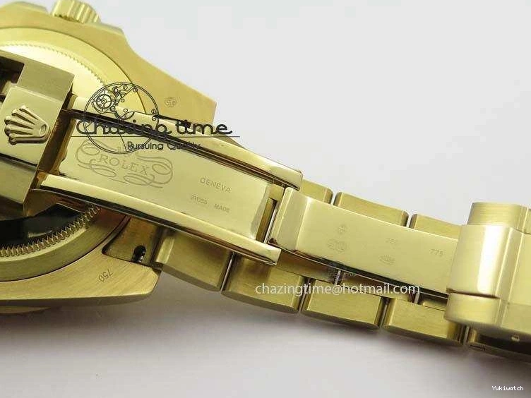 GMT-Master Bezel On Bracelet YG II Bp-Maker Green Ceramic YG A3186 116718LN Dial 1002